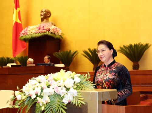 Phát biểu của Chủ tịch Quốc hội Nguyễn Thị Kim Ngân khai mạc Kỳ họp thứ 5, Quốc hội khóa XIV